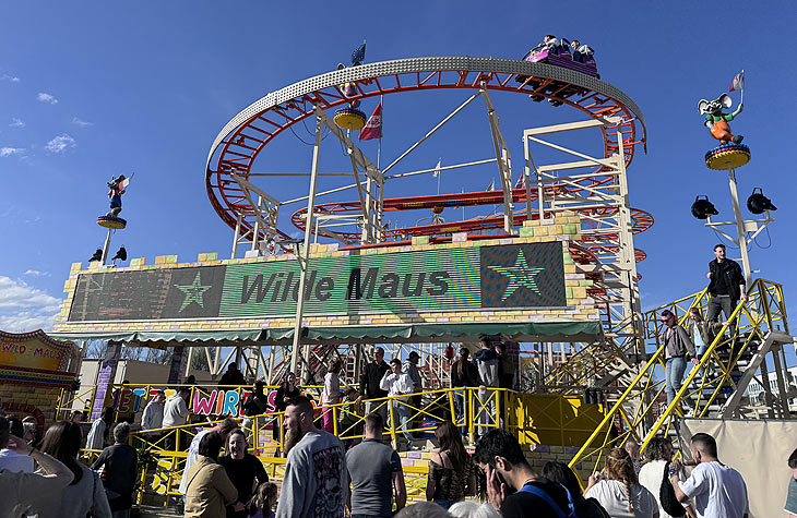 Wilde Maus auf dem Osterplärrer 2024 in Augsburg (©Foto: Martin Schmitz)